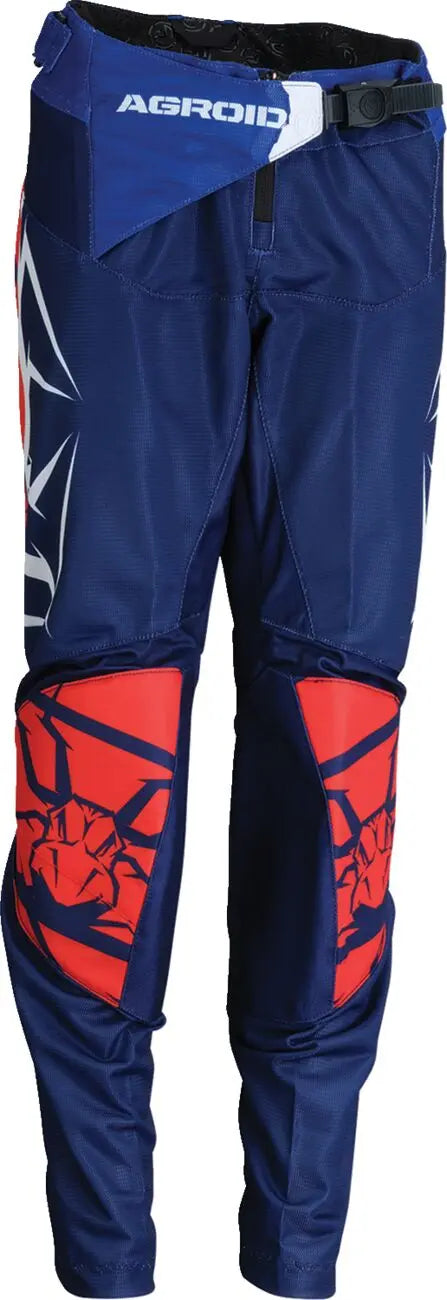 Moose Racing Agroid Youth Mesh Trouser Red / White / Blue - FREE UK Shipping, FREE 365 Day Returns | Moto Central