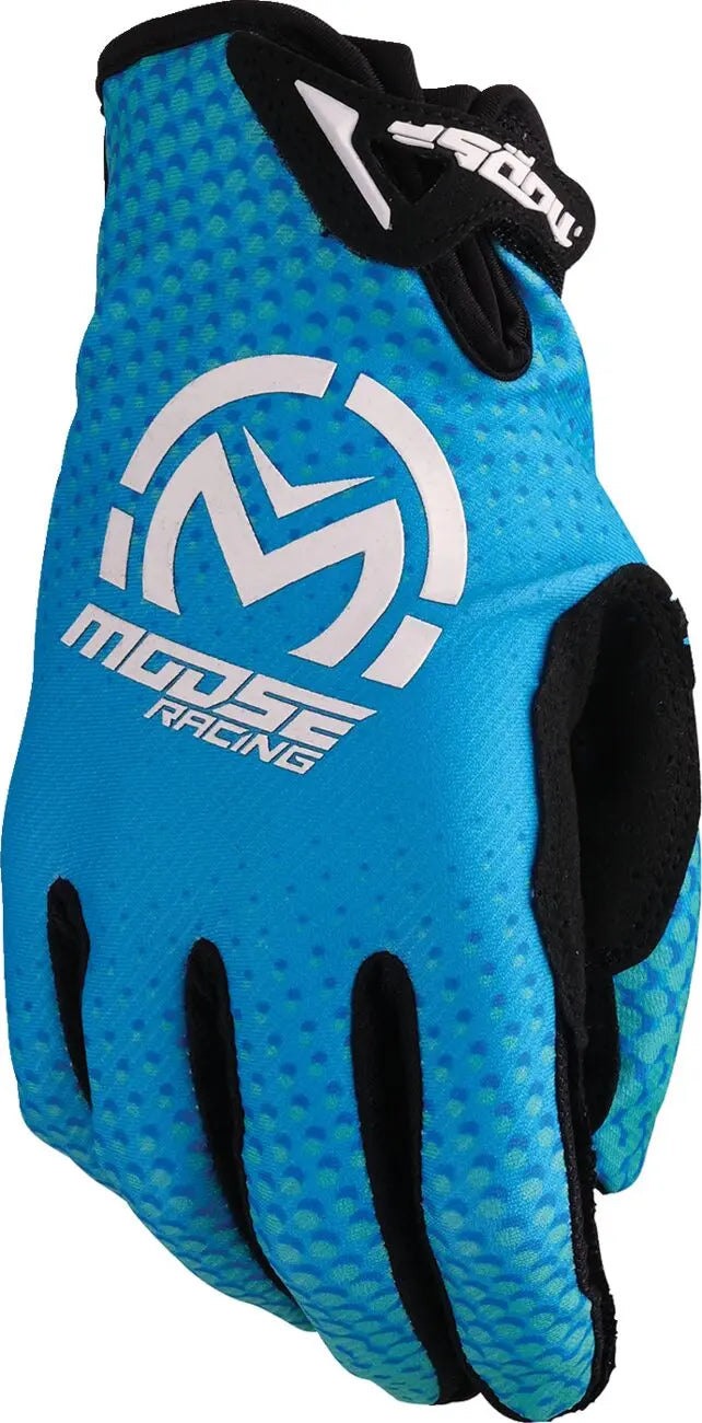 Moose Racing SX1 Gloves Blue - FREE UK Shipping, FREE 365 Day Returns | Moto Central