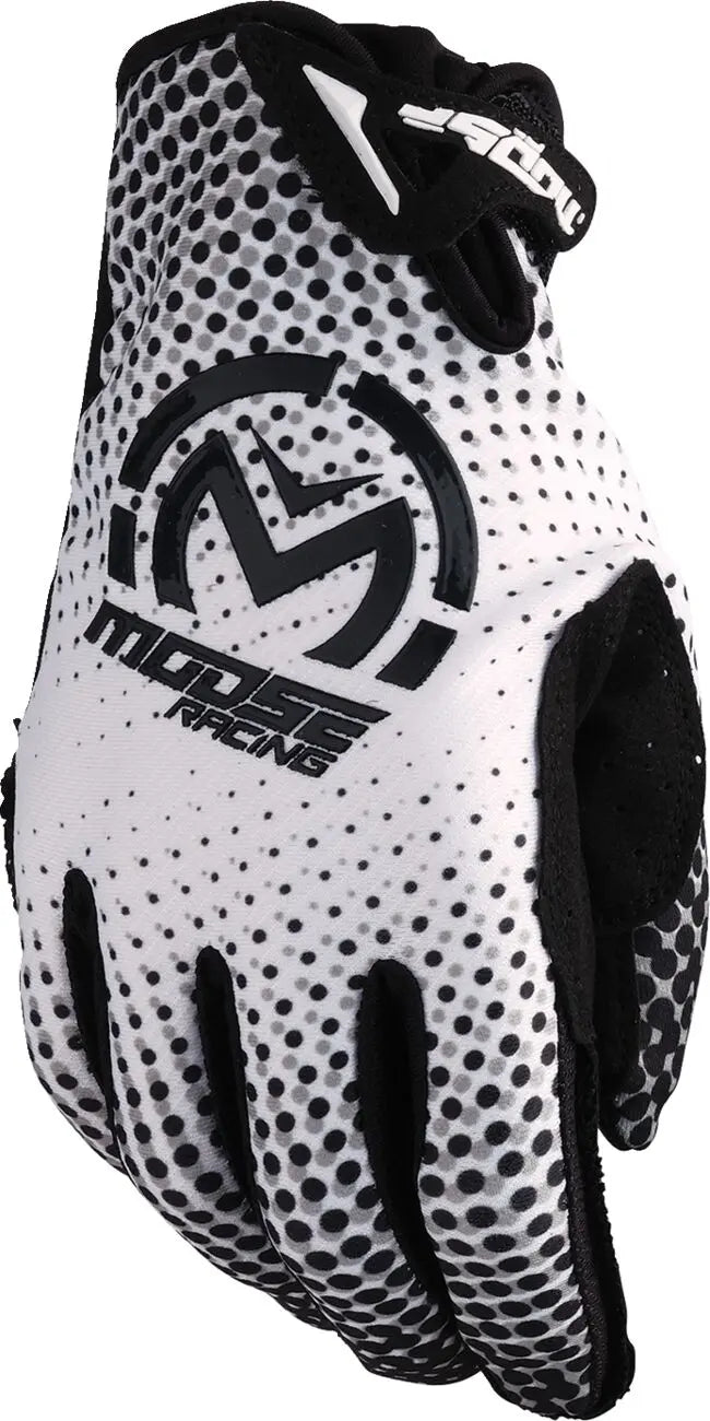Moose Racing SX1 Gloves White / Black - FREE UK Shipping, FREE 365 Day Returns | Moto Central