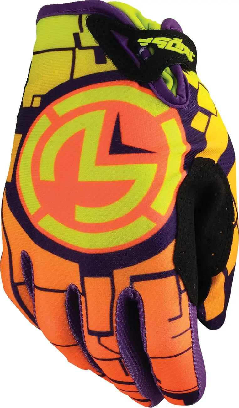 Moose Racing SX1 Youth Gloves Orange / Green - FREE UK Shipping, FREE 365 Day Returns | Moto Central