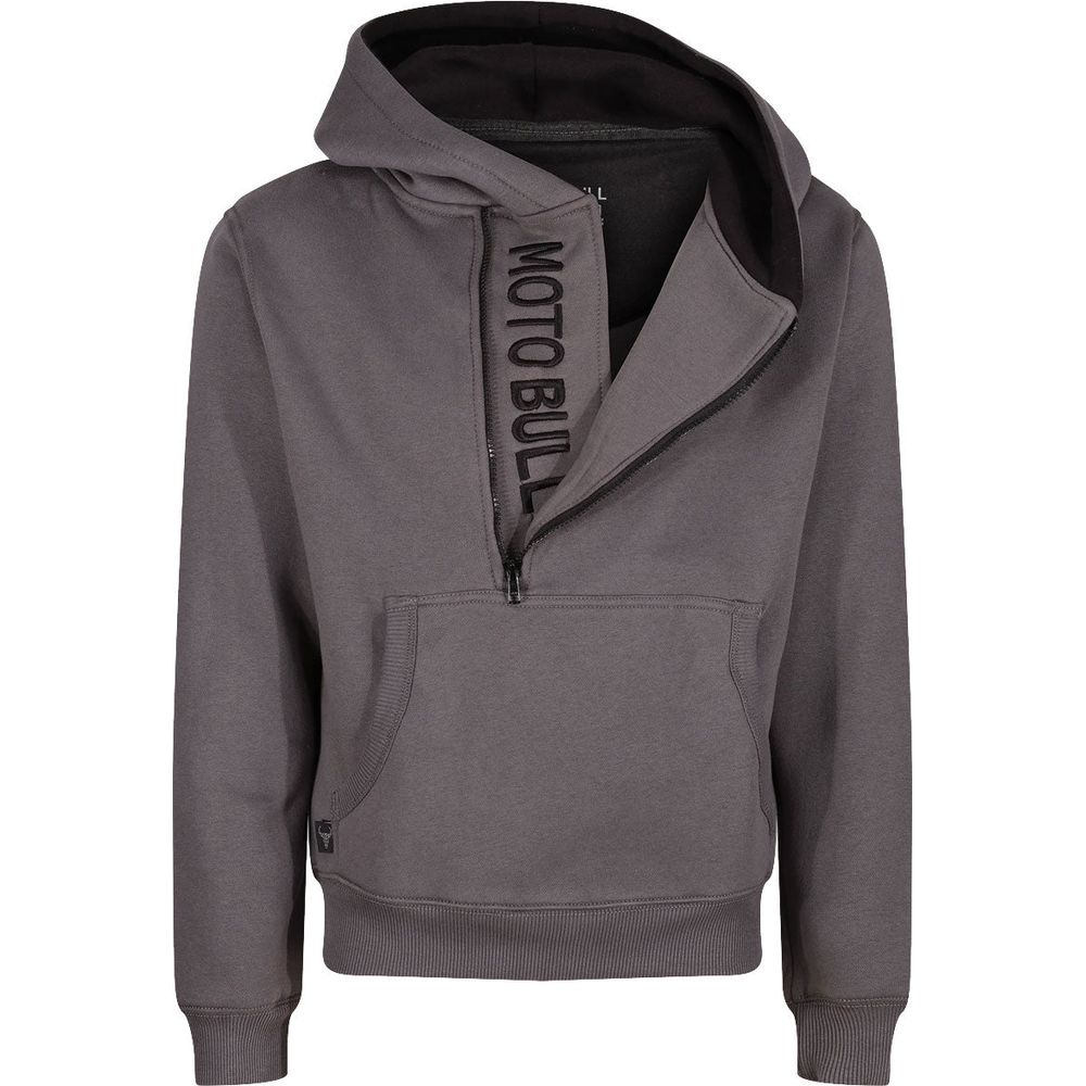 MotoBull Helmet Hoodie Grey