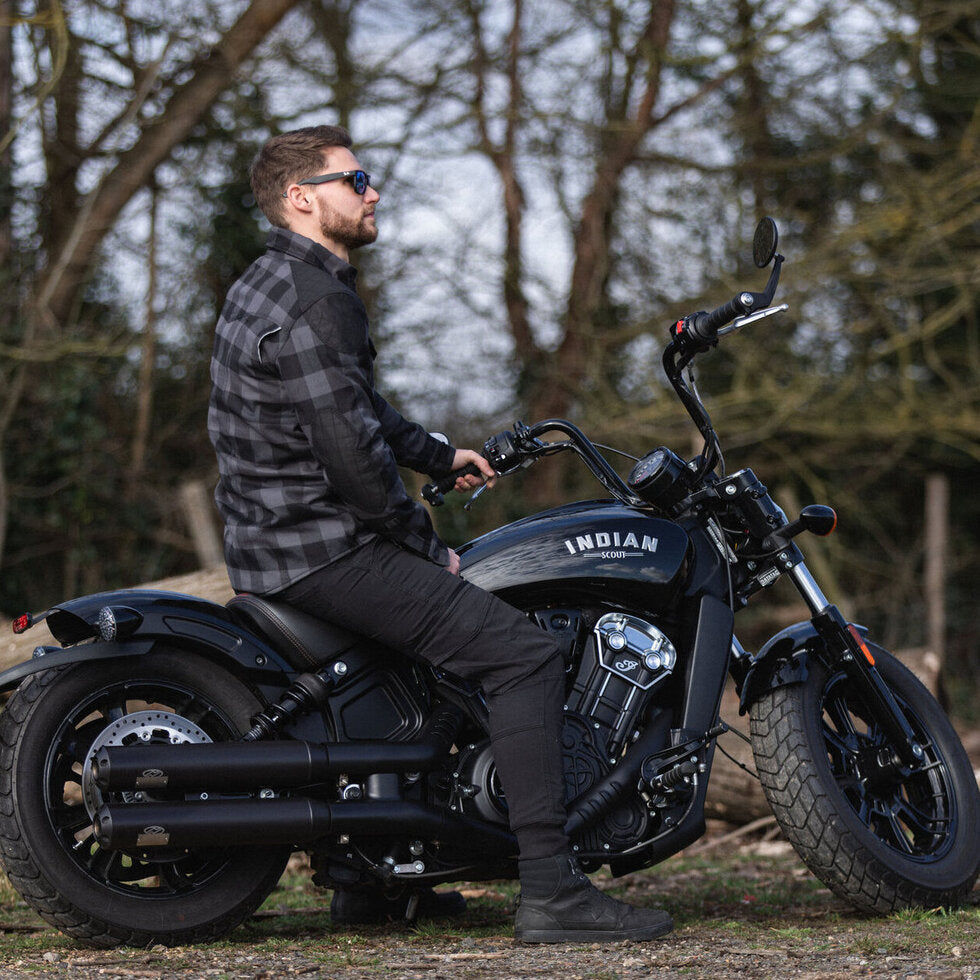 MotoBull Ryan Cargo Trouser Black