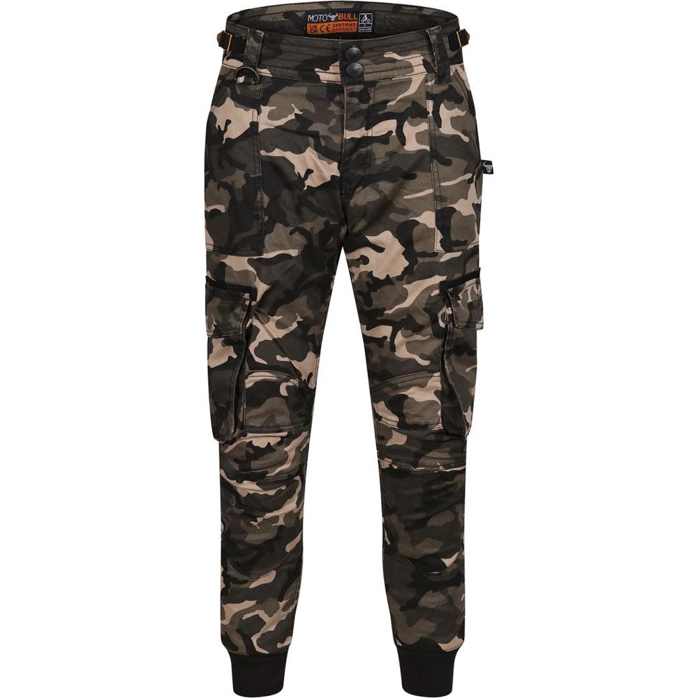 MotoBull Ryan Cargo Trouser Camo Green