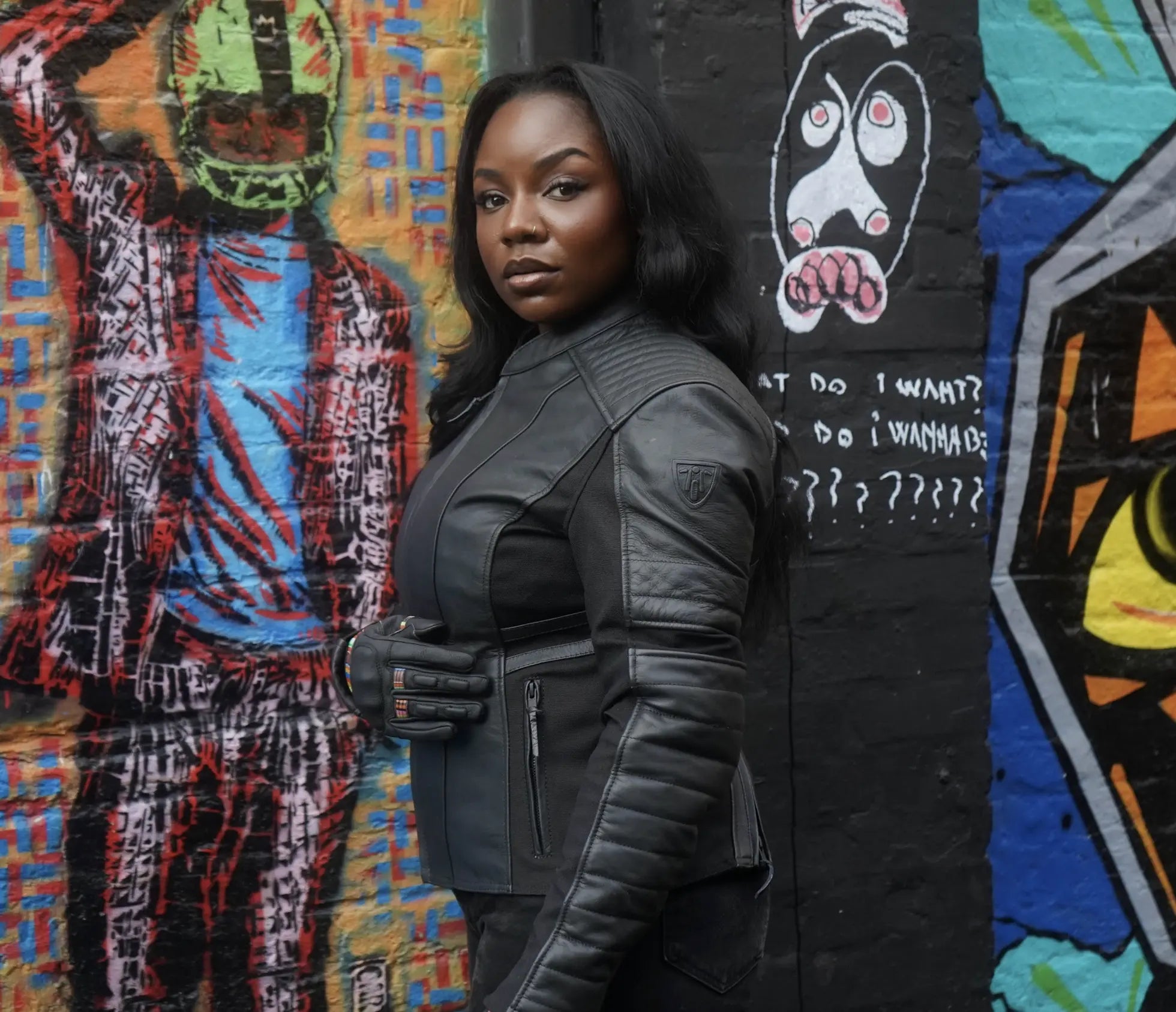 MotoGirl Amelia Ladies Leather Jacket Black FREE UK Delivery, FREE 365 Day Returns | Moto Central