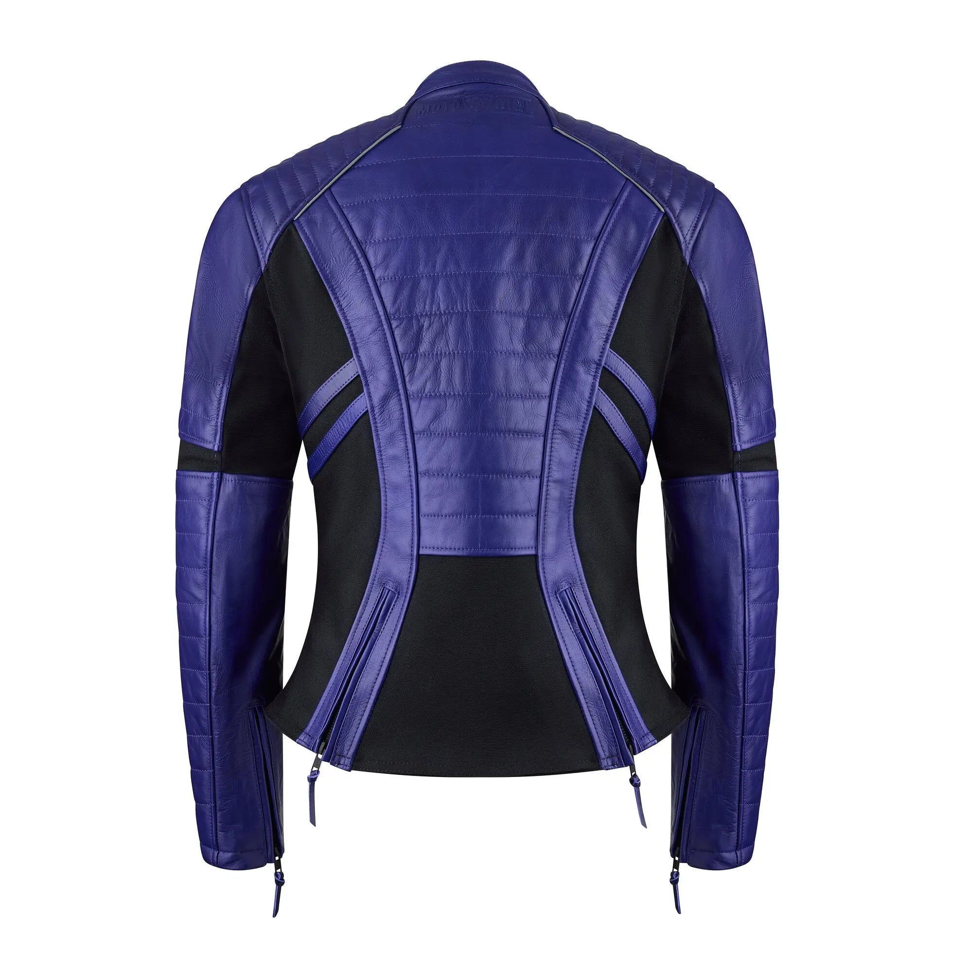 MotoGirl Amelia Ladies Leather Jacket Purple FREE UK Delivery, FREE 365 Day Returns | Moto Central