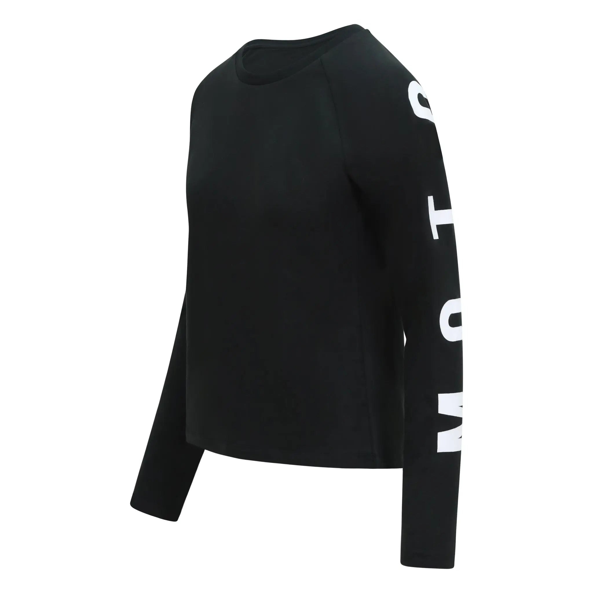 MotoGirl Back Shield Ladies Long Sleeves T-Shirt Black - FREE UK Shipping, FREE 365 Day Returns | Moto Central