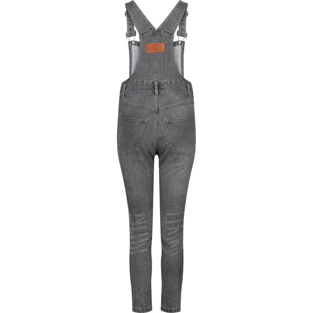 MotoGirl Daisy Ladies Dungaree Grey