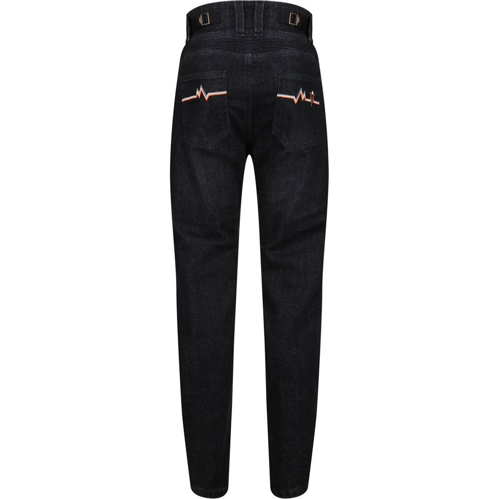 MotoGirl Ellie Ladies Jeans Black