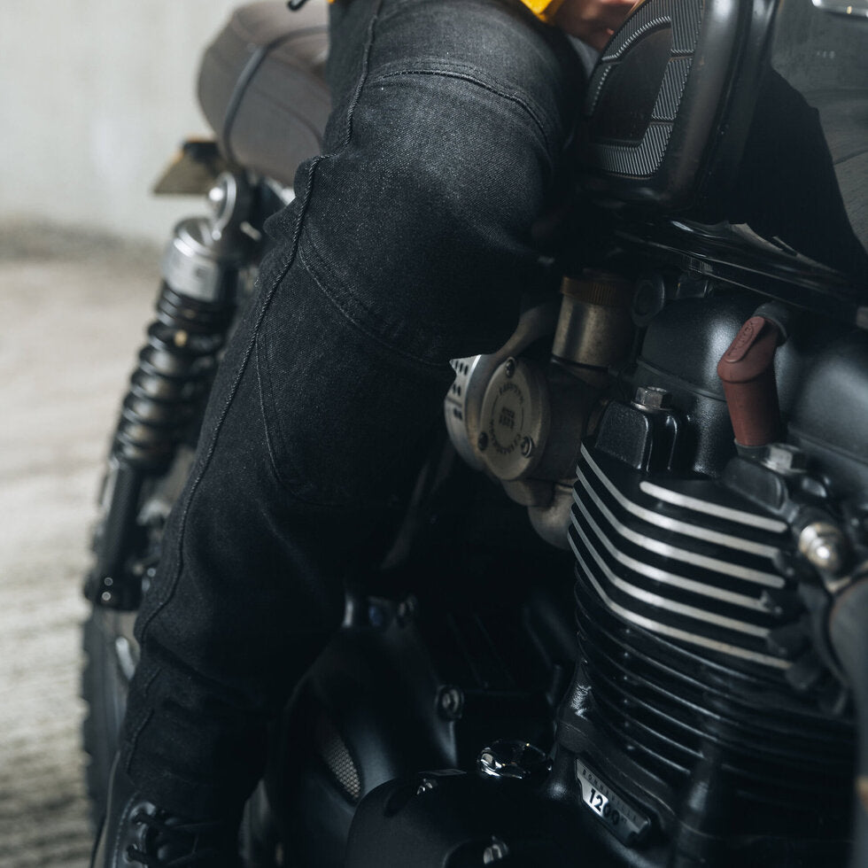 MotoGirl Ellie Ladies Jeans Black