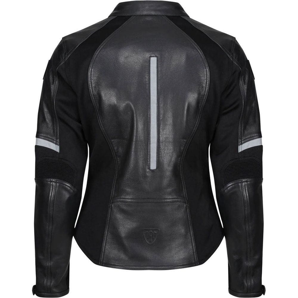 MotoGirl Fiona Ladies Leather Jacket Black