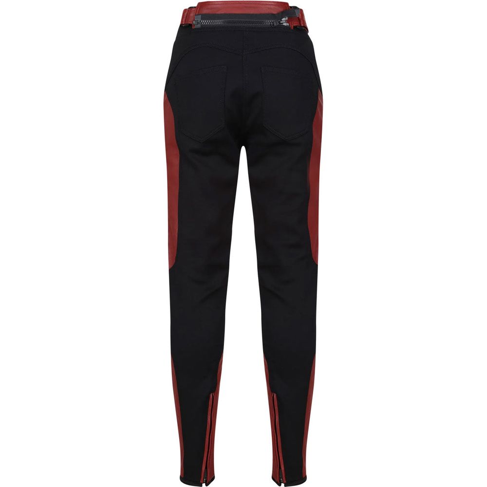 MotoGirl Fiona Ladies Leather Trouser Red