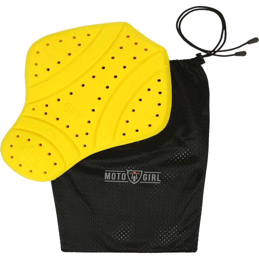 MotoGirl Ladies Back Protector Yellow