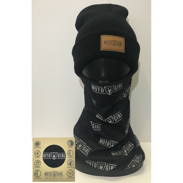 MotoGirl Ladies Bandana Black