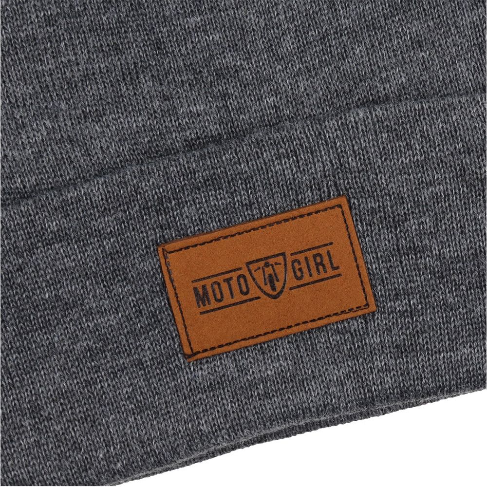 MotoGirl Ladies Beanie Grey