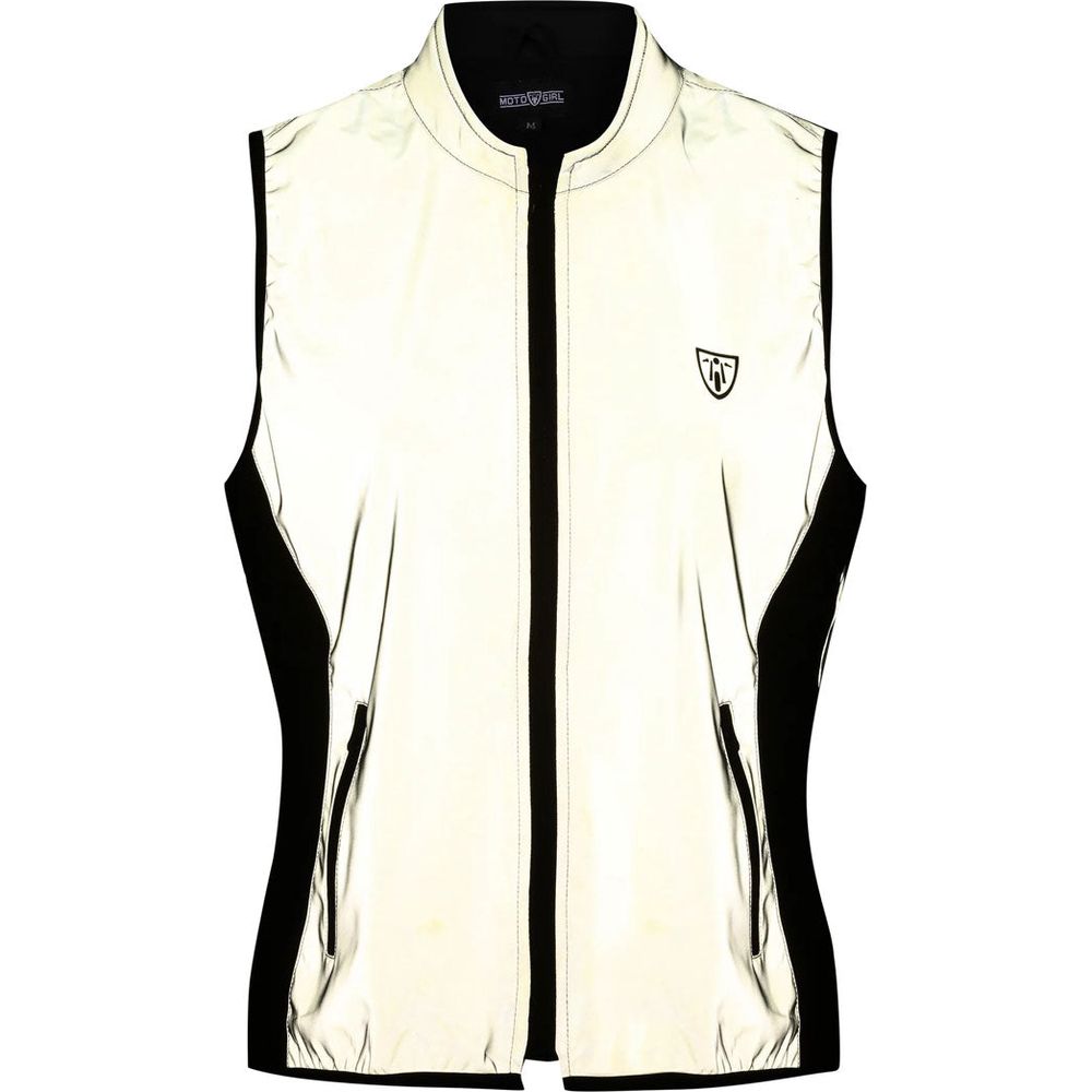 MotoGirl Ladies Reflect Gilet Silver
