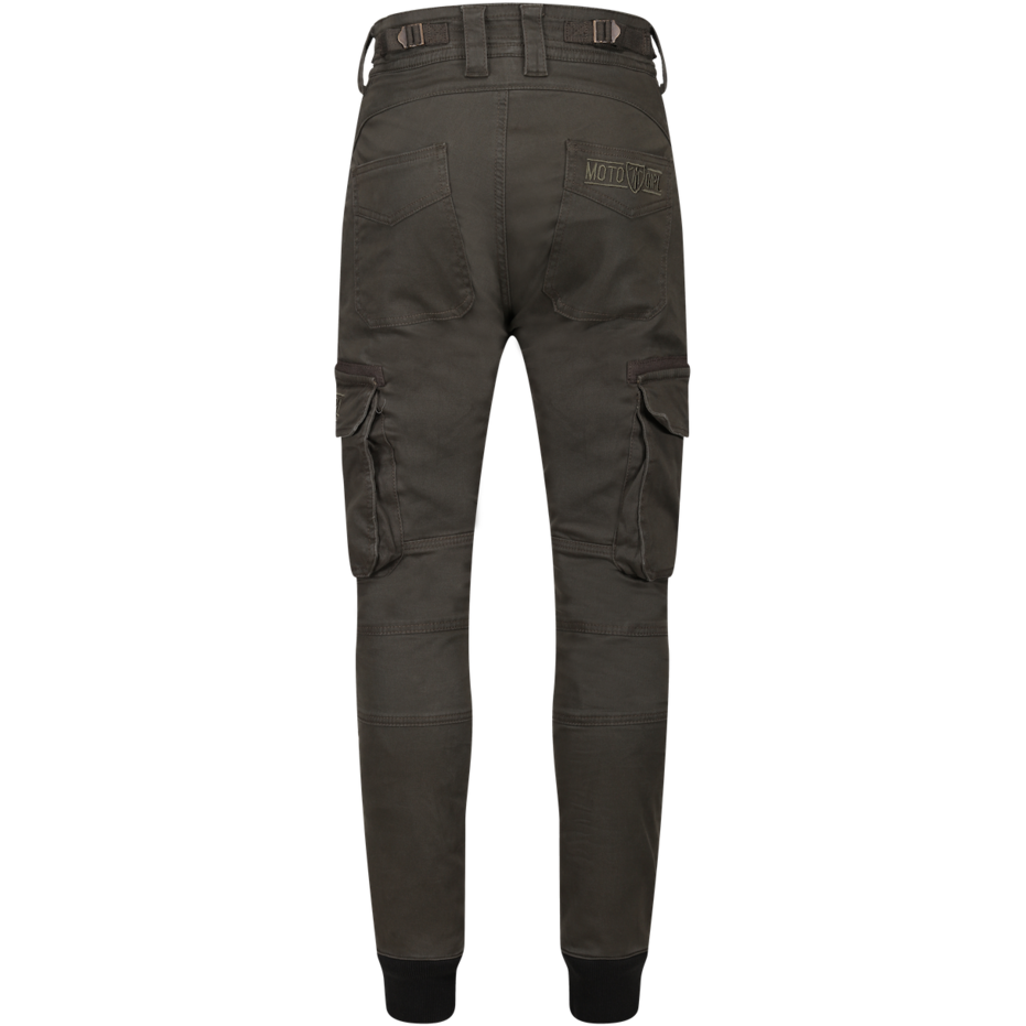 MotoGirl Lara Ladies Cargo Trouser Olive Green