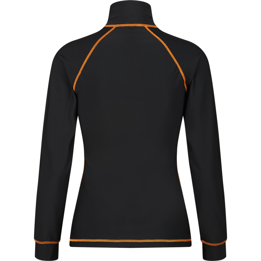 MotoGirl Mid-Layer Ladies Jacket Black / Orange