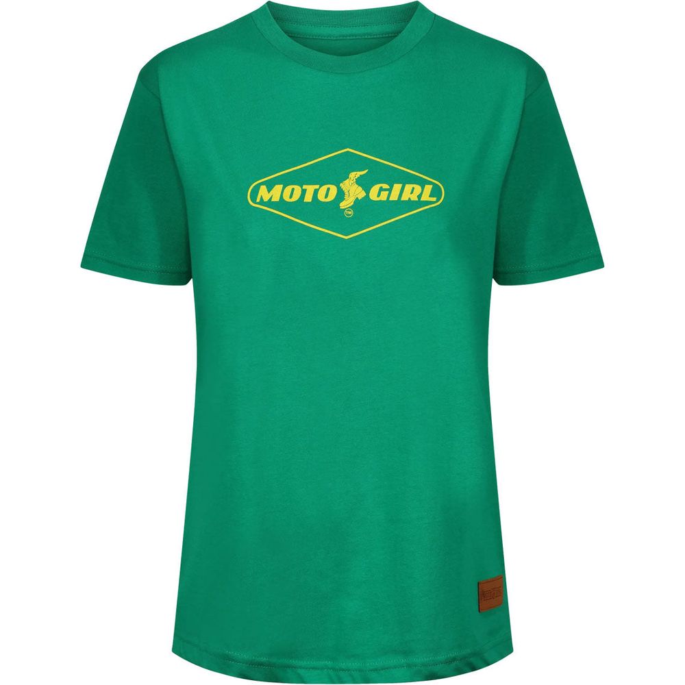 MotoGirl Moto Boot Ladies T-Shirt Green