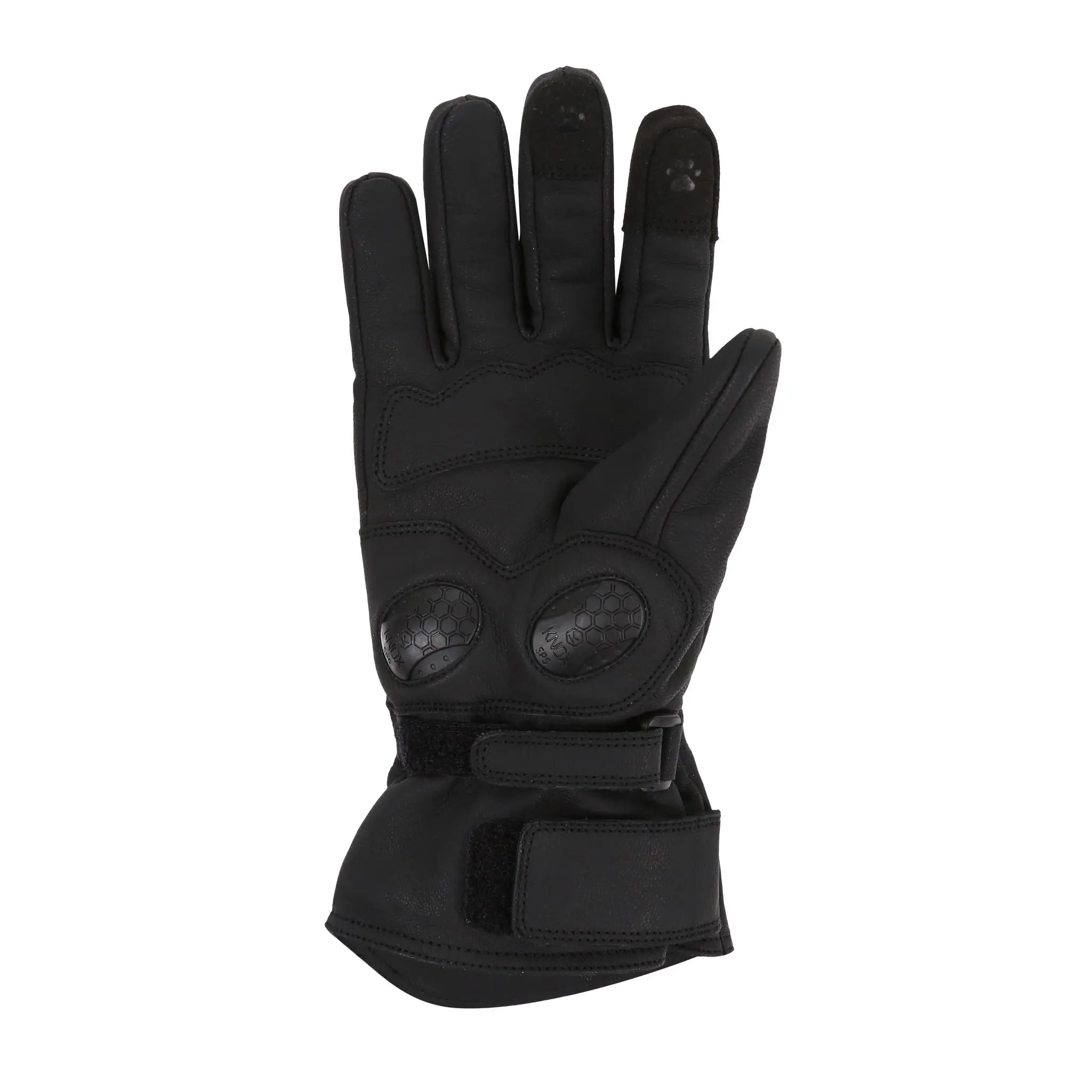 MotoGirl Nandi Ladies Leather Gloves Black - FREE UK Shipping, FREE 365 Day Returns | Moto Central