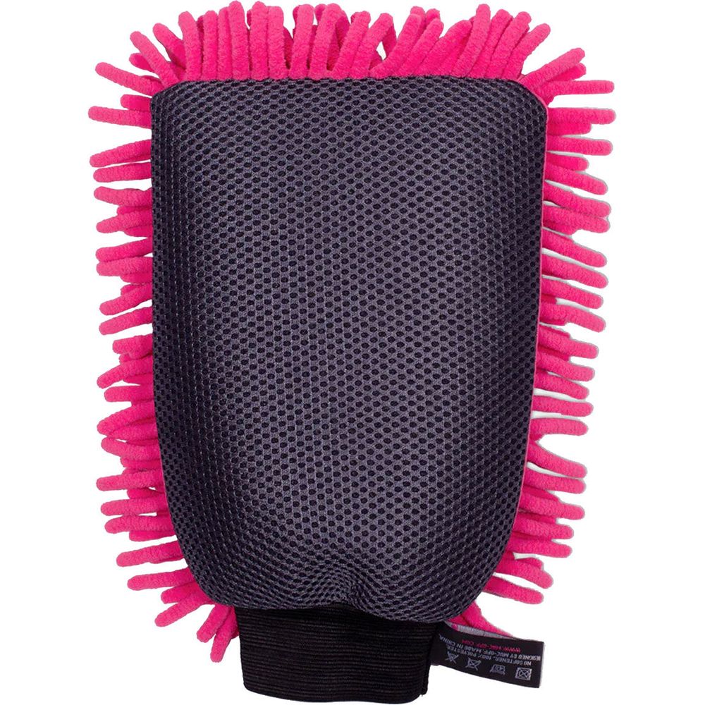Muc-Off 2 In 1 Chennile Microfibre Washing Mitt Pink