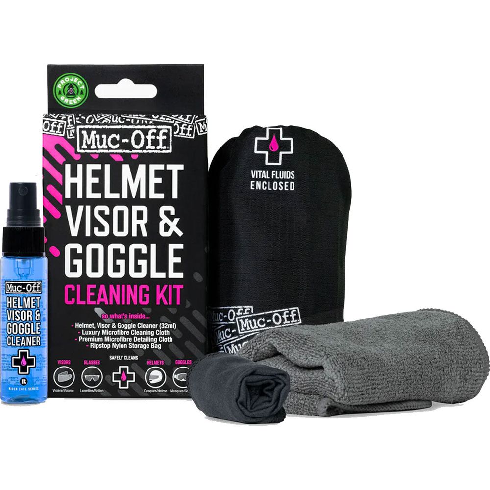 Muc-Off Cleaning Kit For Visors / Lens / Goggles