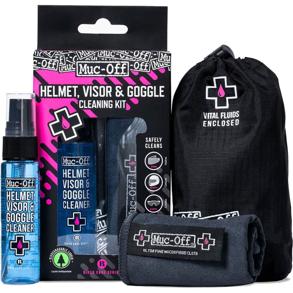 Muc-Off Cleaning Kit For Visors / Lens / Goggles