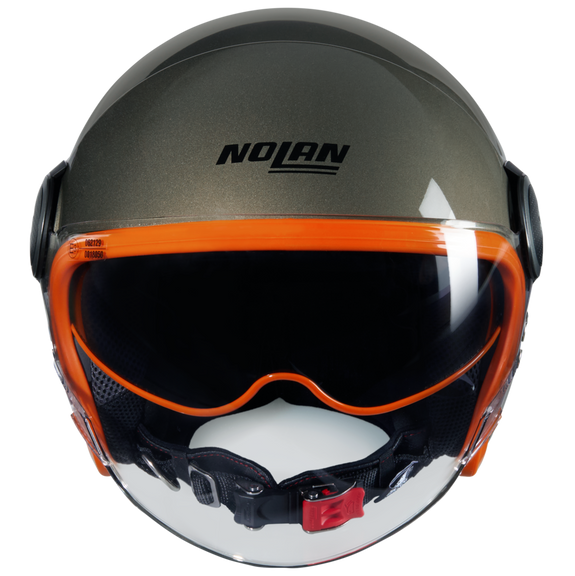 Nolan N21 Visor 06 Ocio Grey / Orange FREE UK Delivery, FREE 365 Day Returns | Moto Central