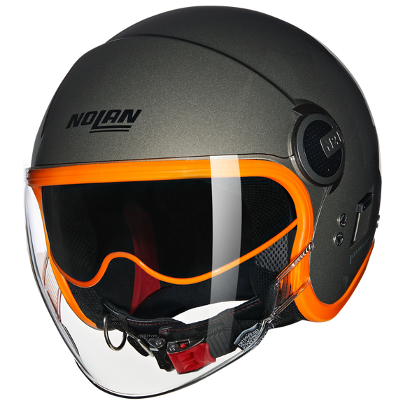 Nolan N21 Visor 06 Ocio Grey / Orange FREE UK Delivery, FREE 365 Day Returns | Moto Central