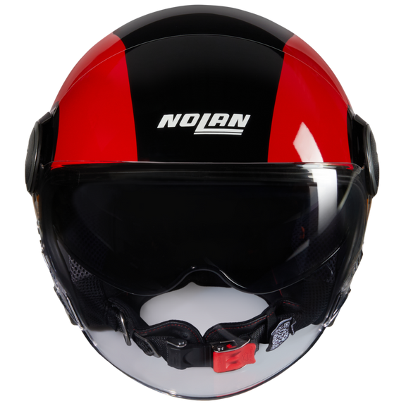 Nolan N21 Visor 06 Bicromo Red / Black FREE UK Delivery, FREE 365 Day Returns | Moto Central