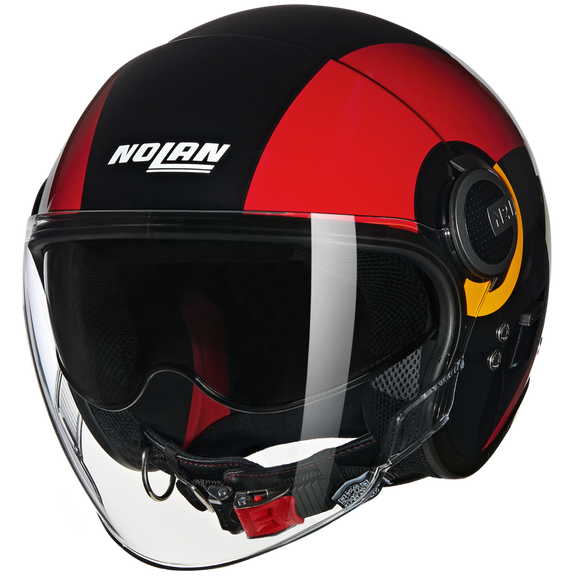 Nolan N21 Visor 06 Bicromo Red / Black FREE UK Delivery, FREE 365 Day Returns | Moto Central
