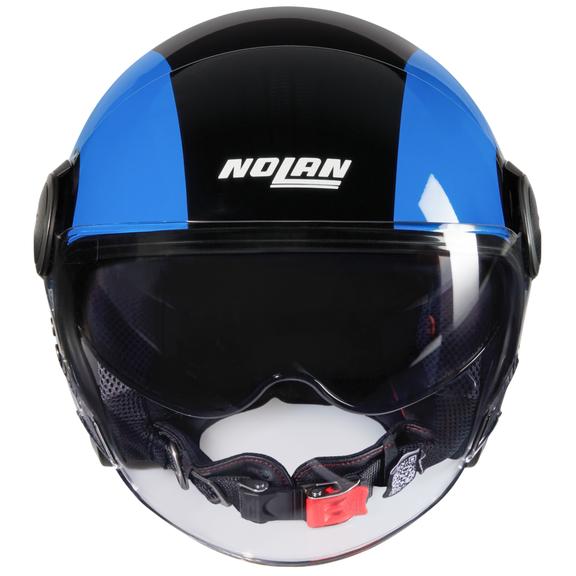 Nolan N21 Visor 06 Bicromo Blue / Black FREE UK Delivery, FREE 365 Day Returns | Moto Central