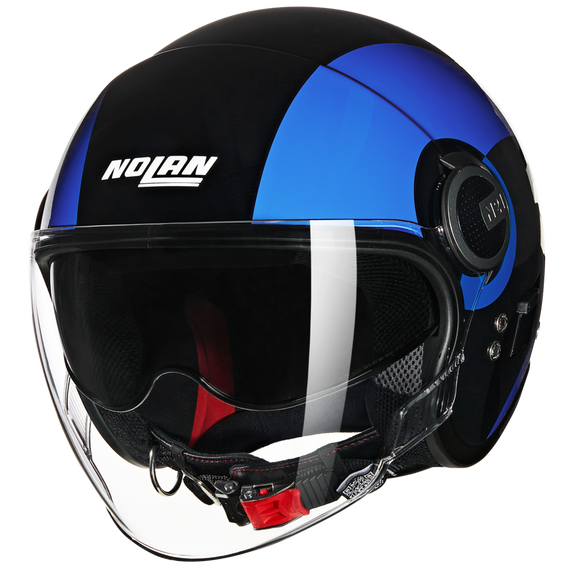 Nolan N21 Visor 06 Bicromo Blue / Black FREE UK Delivery, FREE 365 Day Returns | Moto Central