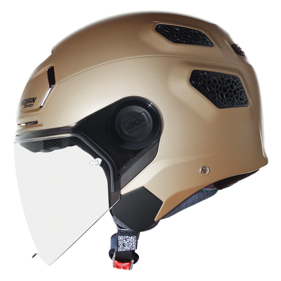 nolan 3/4 helmet Nolan N30-4 T Classico Nobile Open Face Helmet Gold FREE UK Delivery