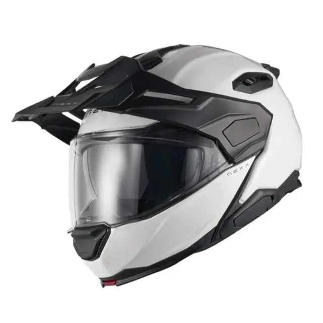Nexx X.Lifecountry Plain Adventure Helmet White - FREE UK Shipping, FREE 365 Day Returns | Moto Central