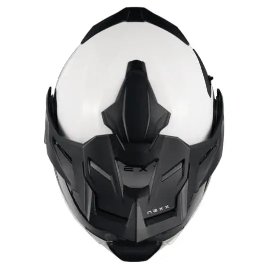 Nexx X.Lifecountry Plain Adventure Helmet White - FREE UK Shipping, FREE 365 Day Returns | Moto Central