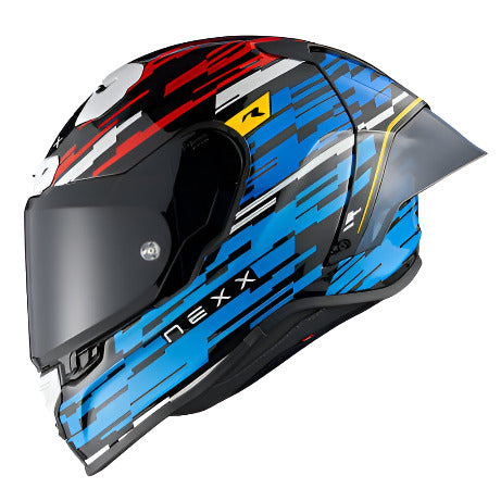 Nexx X.R3R Glitch Racer Blue / Red