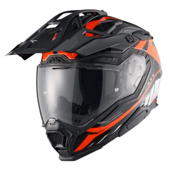 Nexx X.WED3 Gobi Adventure Helmet Orange / White - FREE UK Shipping, FREE 365 Day Returns | Moto Central