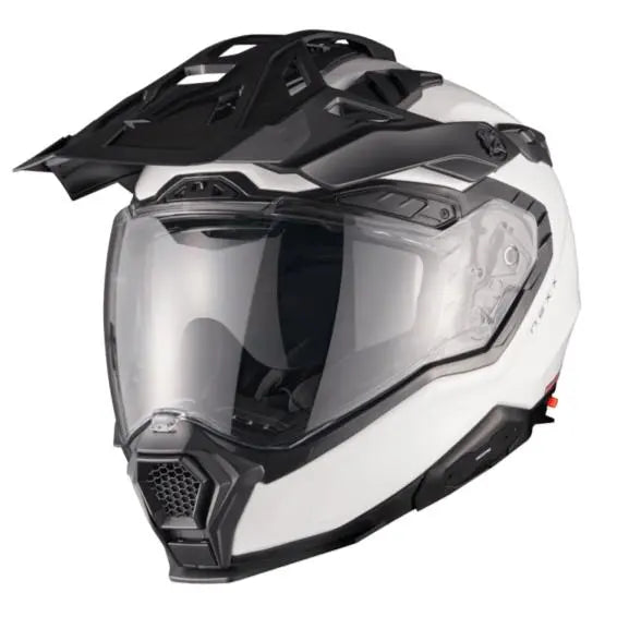Nexx X.WED3 Plain Adventure Helmet White - FREE UK Shipping, FREE 365 Day Returns | Moto Central