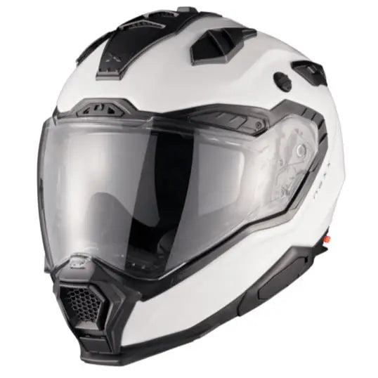 Nexx X.WED3 Plain Adventure Helmet White - FREE UK Shipping, FREE 365 Day Returns | Moto Central