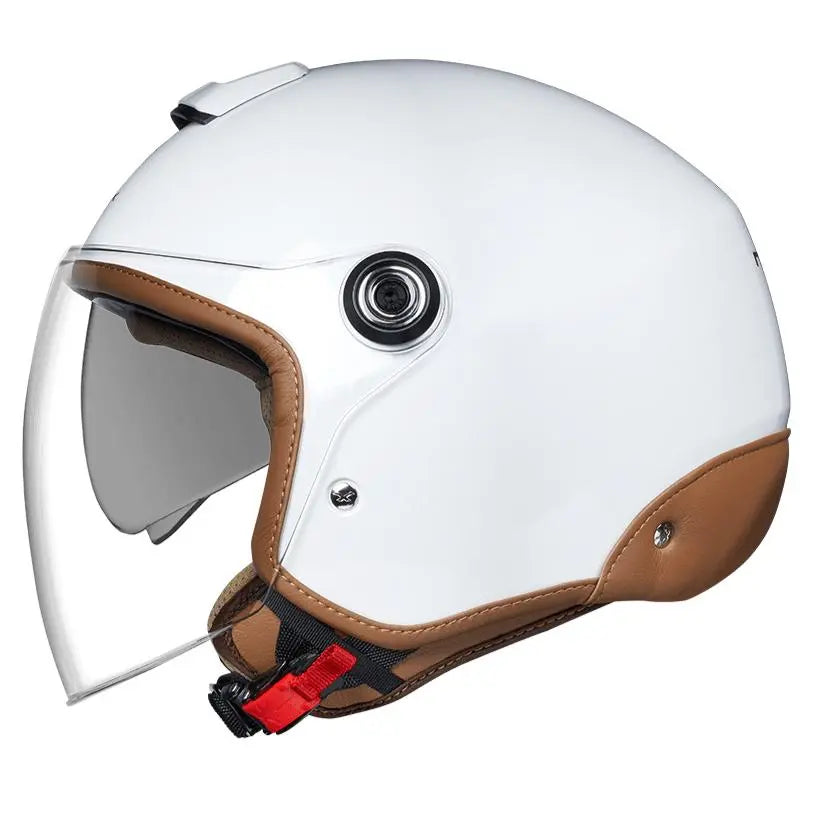 Nexx Sunny Open Face Helmet White/Camel FREE Delivery Returns