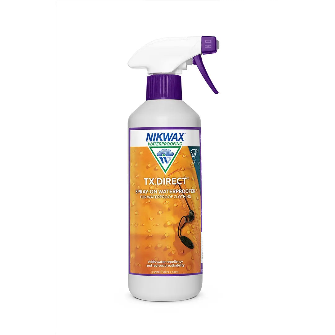 Nikwax Textile Direct Spray Waterproofing - 500ml FREE UK Delivery, FREE 365 Day Returns | Moto Central