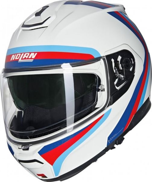 Nolan N100-6 Assoluto Modular White / Blue / Red