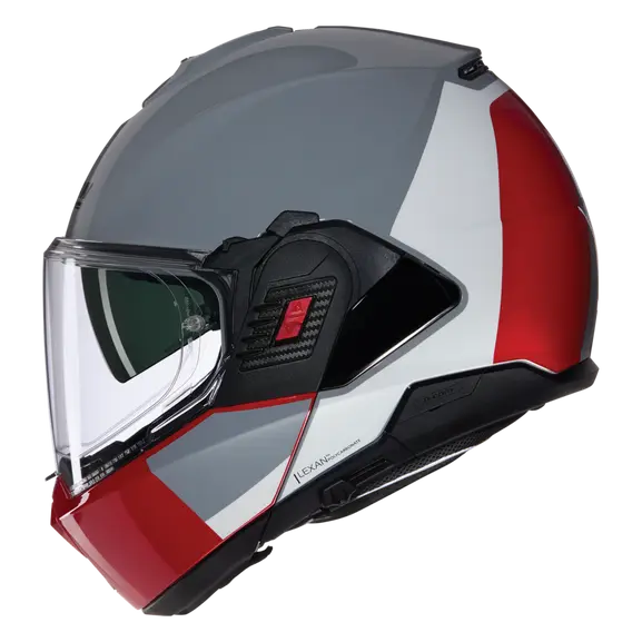 Nolan N120-1 Grafo Modular Grey / White / Red