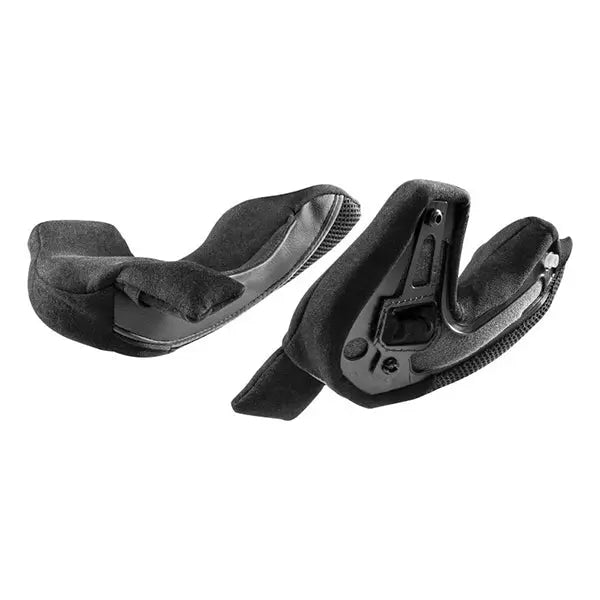 Nolan X-1005 Ultra Carbon Helmet Cheek Pads Grey / Black FREE UK Delivery, FREE 365 Day Returns | Moto Central