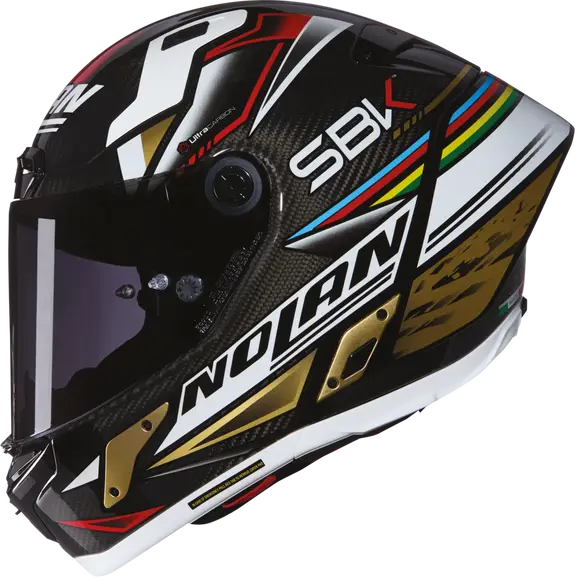 Nolan X-804 RS SBK Carbon / White / Gold / Red