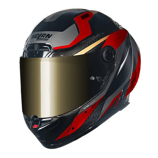 Nolan X-804 RS Ultra Carbon Lesmo 362 Black / Red FREE UK Delivery, FREE 365 Day Returns | Moto Central