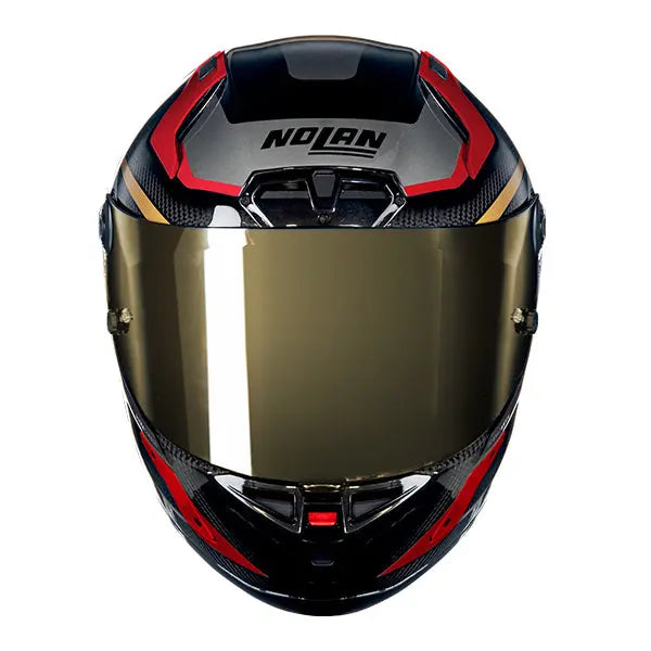 Nolan X-804 RS Ultra Carbon Lesmo 362 Black / Red FREE UK Delivery, FREE 365 Day Returns | Moto Central