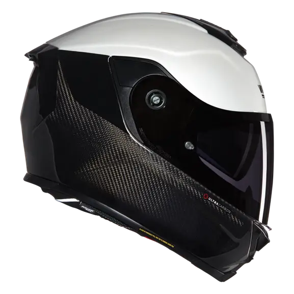 Nolan X-903 Ultra Carbon Verniciatura Speciale Carbon / Pearl White