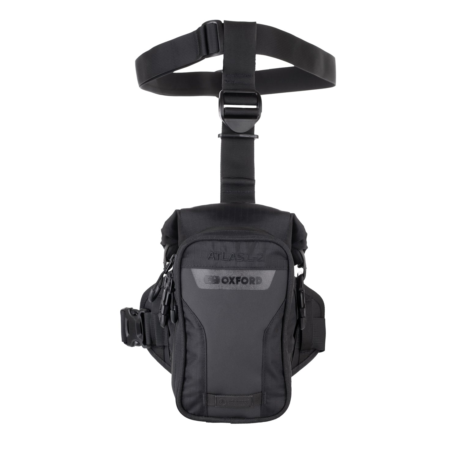 Oxford Atlas L-2 Advanced Leg Pack Black - FREE UK Shipping, FREE 365 Day Returns | Moto Central