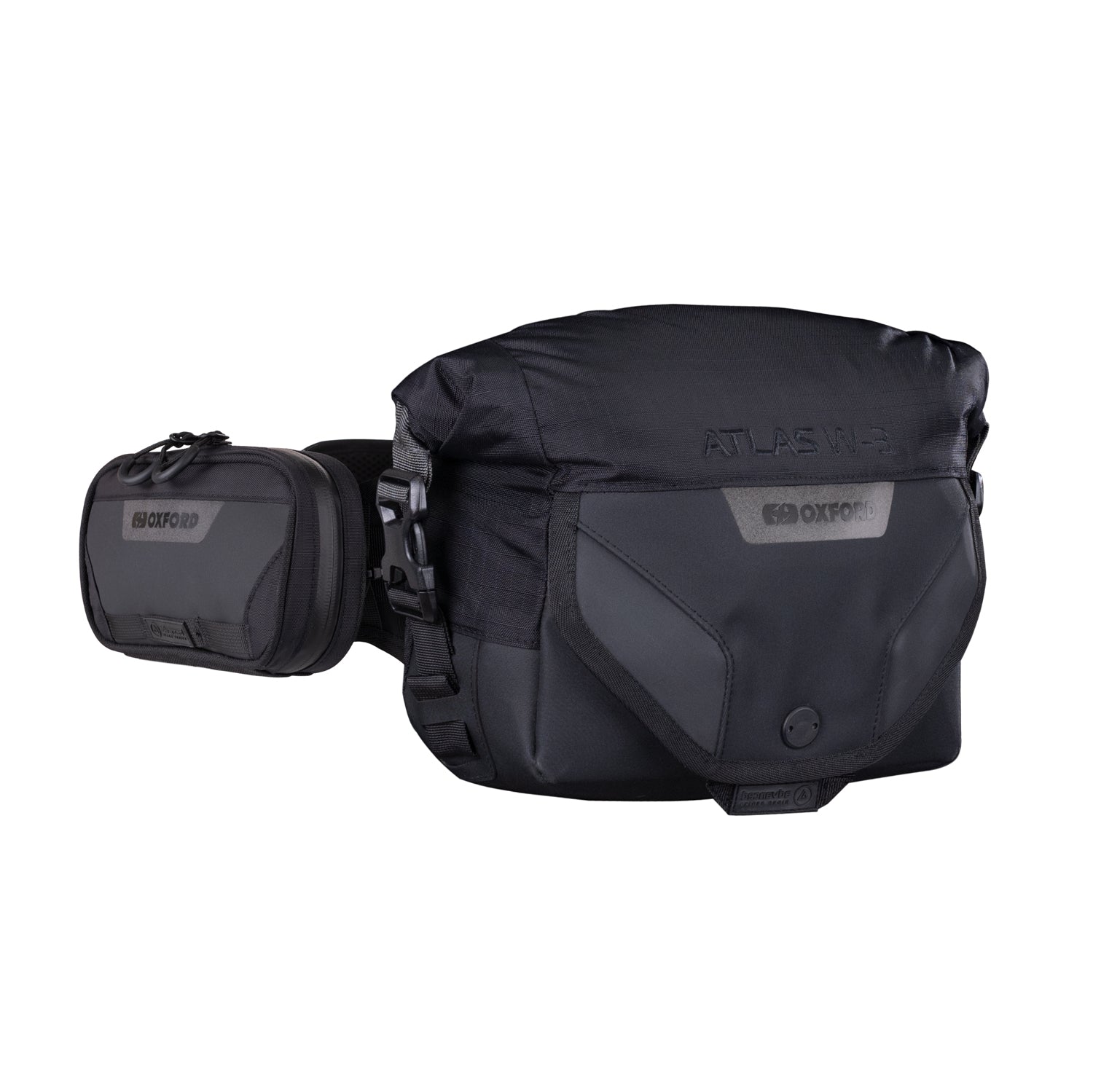 Oxford Atlas W-3 Advanced Waist With Beltpack Black - FREE UK Shipping, FREE 365 Day Returns | Moto Central
